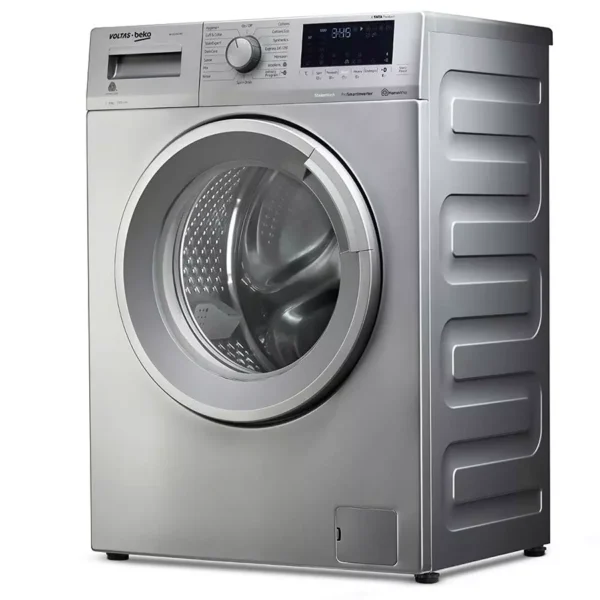 Voltas Beko 8 KG Front Load Fully Automatic Washing Machine (Silver)